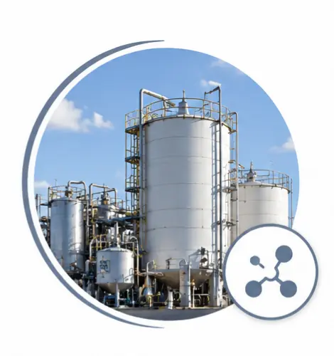 Industria alimentaria con recuperación de amoníaco para el tratamiento de efluentes ricos en nitrógeno.